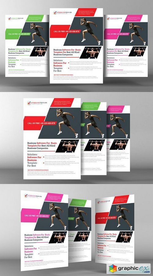 Fitness Time Flyer Template