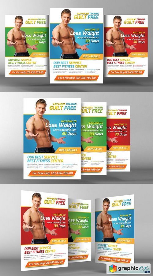 Fitness Flyer Template 121079