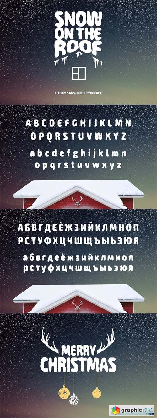 Snow on the Roof Font