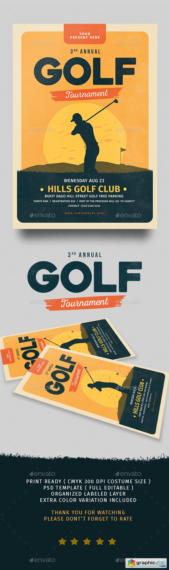 Golf Turnament Flyer