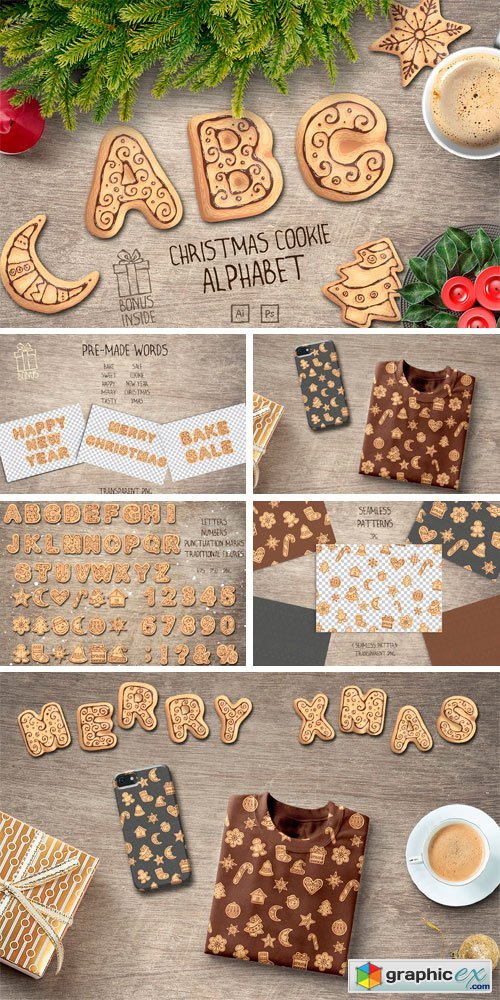 Christmas Cookie Alphabet Vol.2
