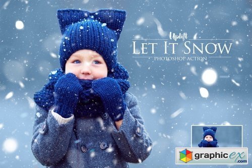 Let It Snow! Photoshop Action