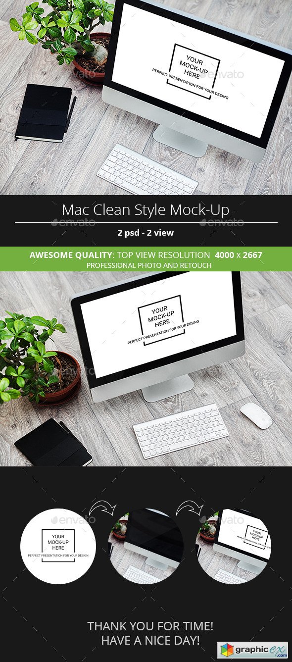 Mac Clean Style Mock-Up