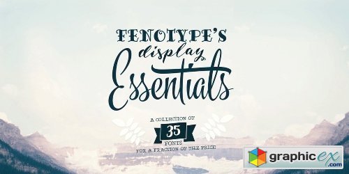 Fenotype�s Display Essentials BUNDLE - 35 Fonts