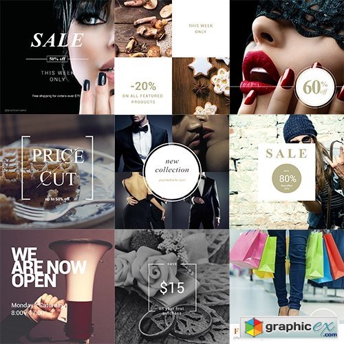 20+ Instagram Promotional Image Templates