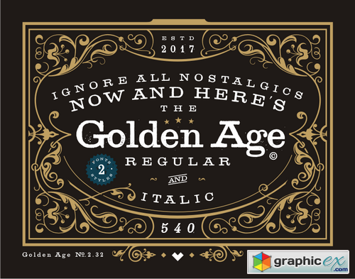Golden Age Typeface