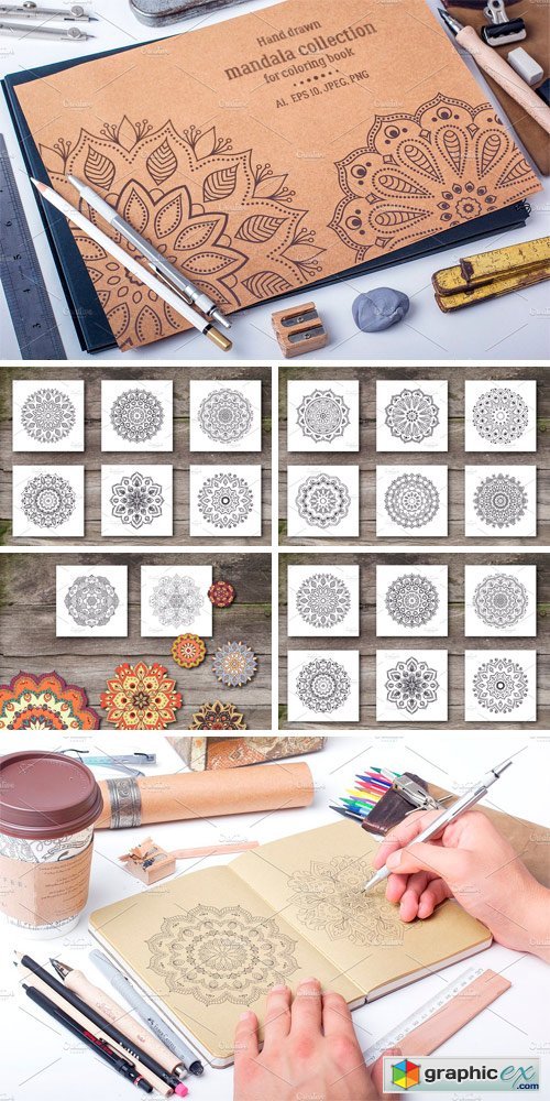 Mandala Collection for Coloring Book