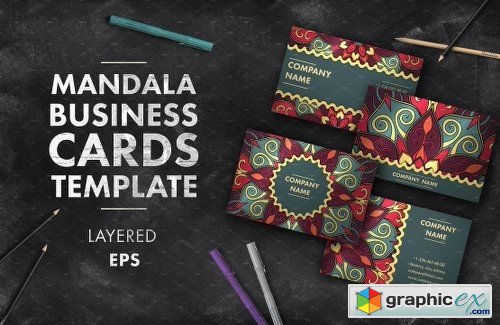 Mandala business card 004