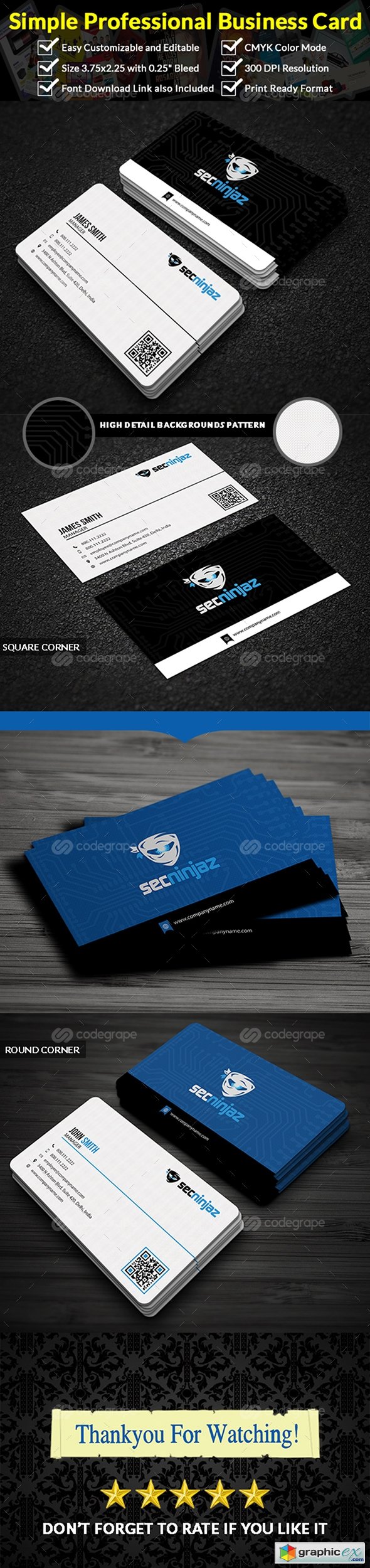 Professional Business Card 11498