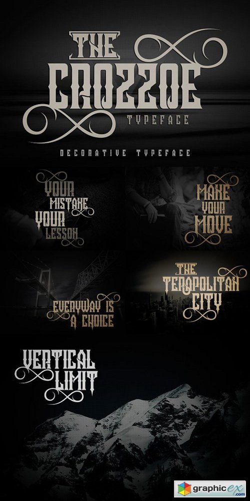 Crozzoe Typeface