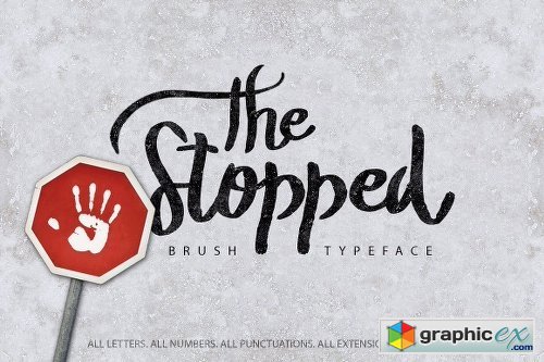 The Stopped Brush Typeface [-50%]