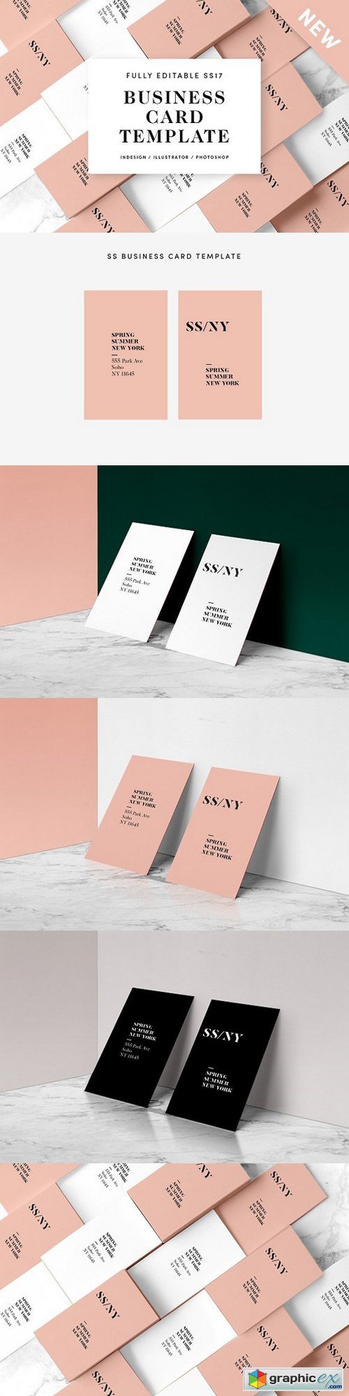 SS Fashion Business Card Template
