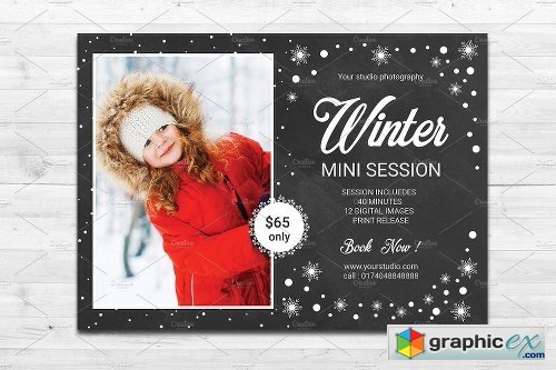 Winter Mini Session Template-V465