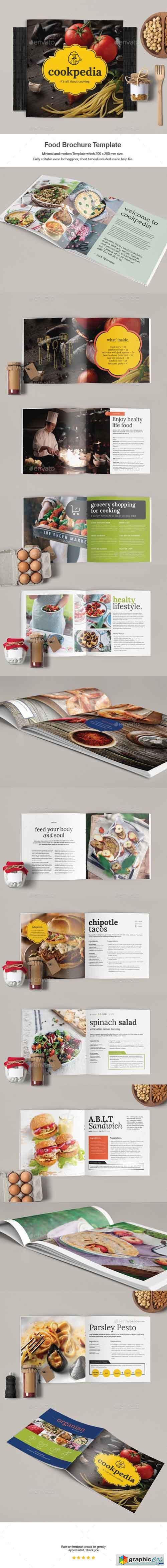 Food Brochure Template