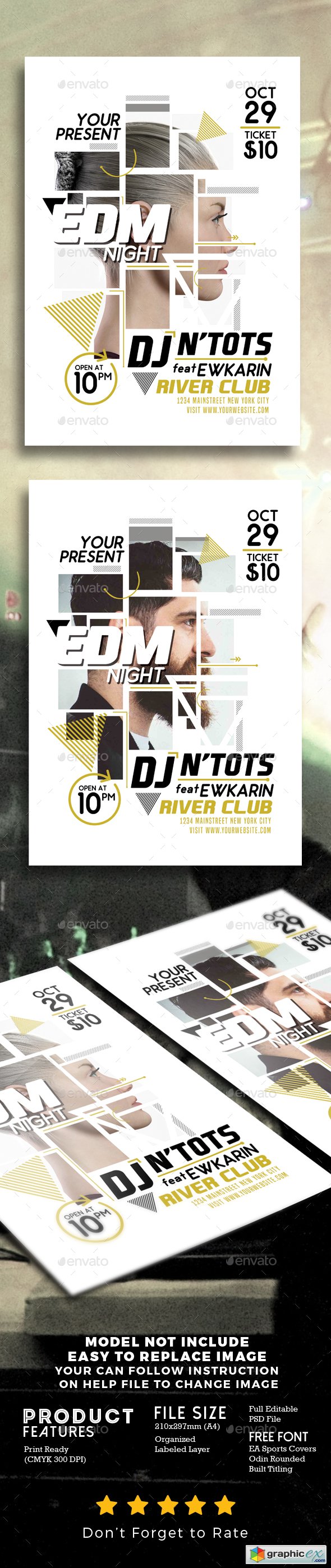 EDM Night Party Flyer