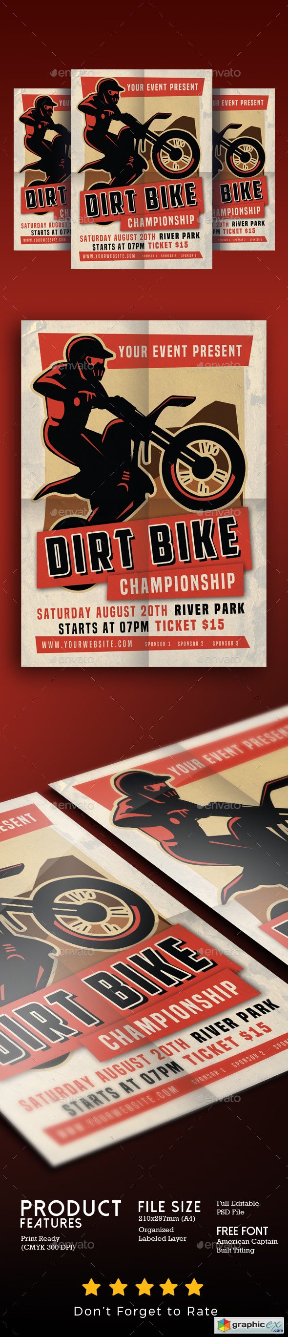 Dirt Bike Motorcross Championships Sports