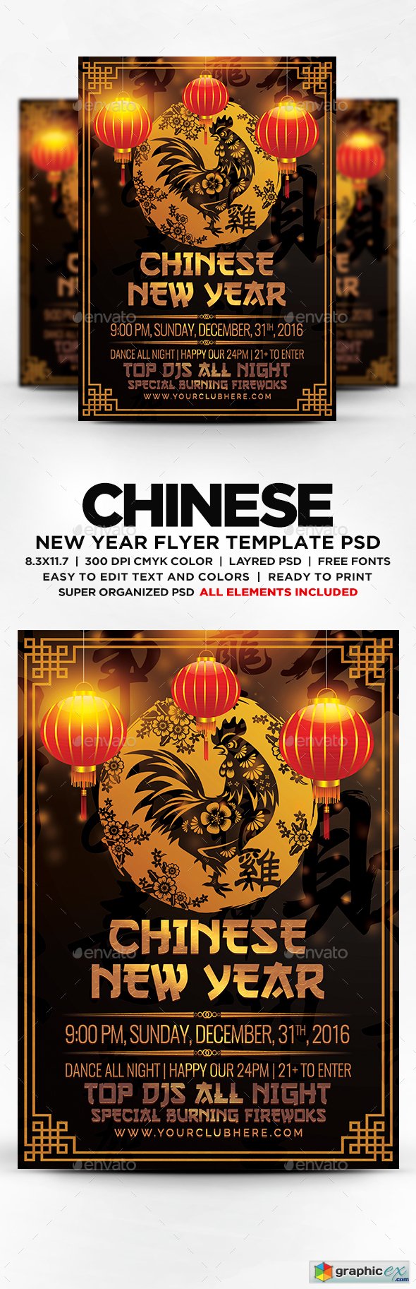 Chinese New Year Flyer 18862085
