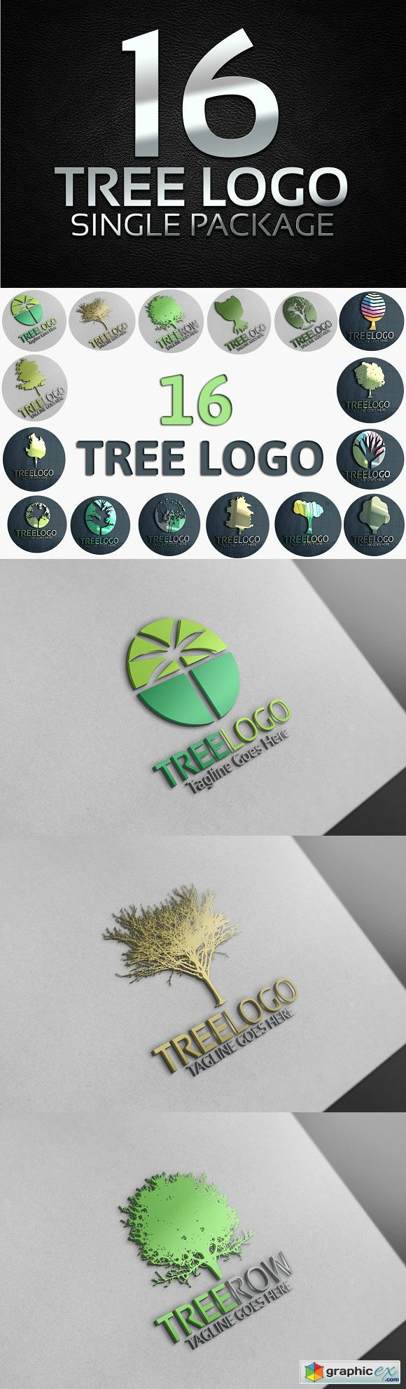 16 Tree Logo ALL SINGLE PACKAGE