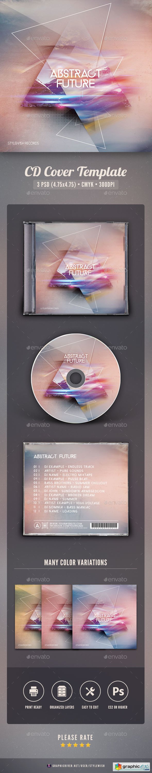 Abstract Future CD Cover Artwork