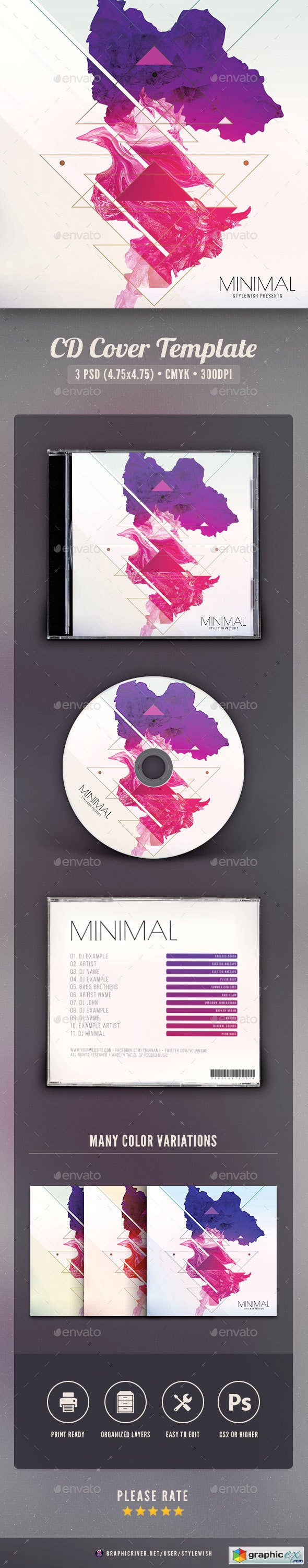 Minimal CD Cover Artwork