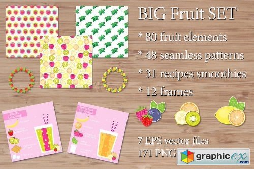 Big Fruit Set (eps, png)