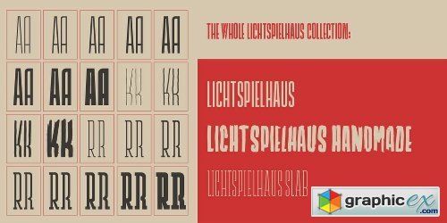 A Type Noir Collection Font Bundle - 20 Fonts