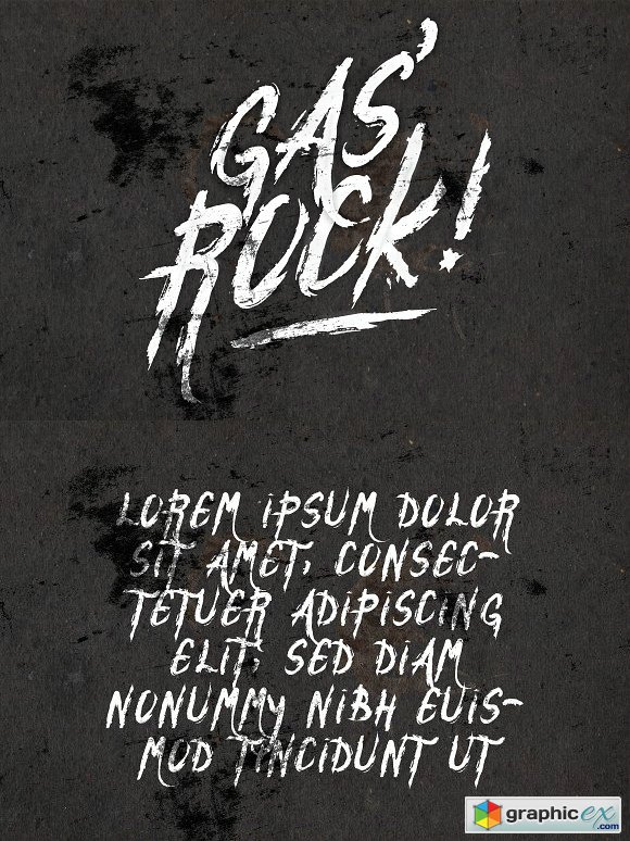 Gas'Rock! Font