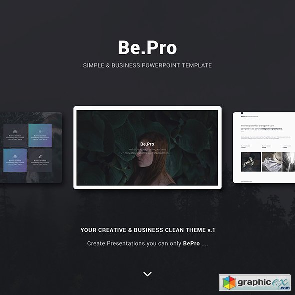 BePro Simply & Business Powerpoint Template