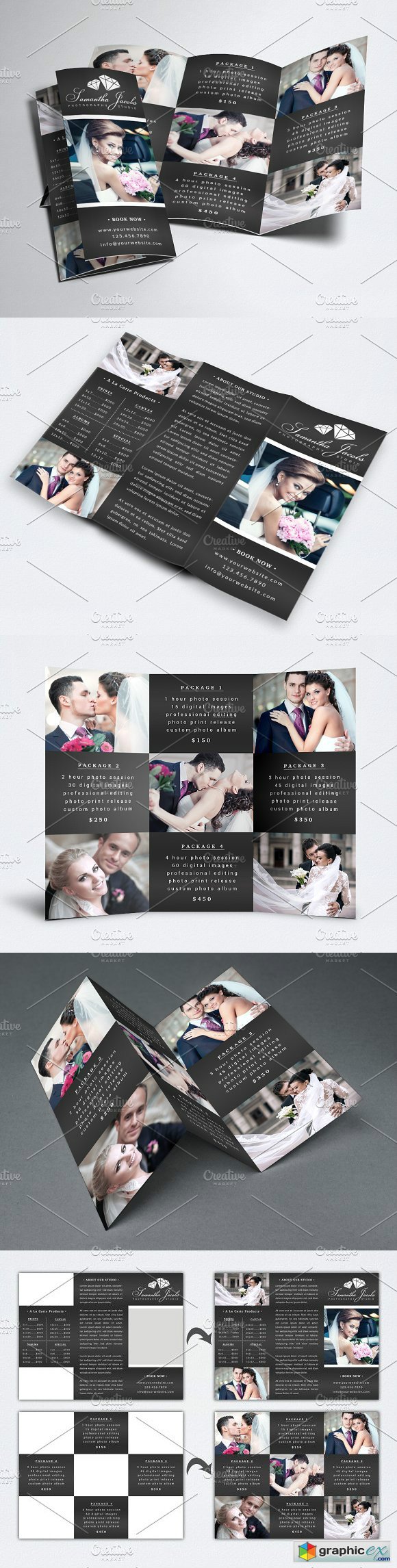Photography Trifold Brochure Template 1160787