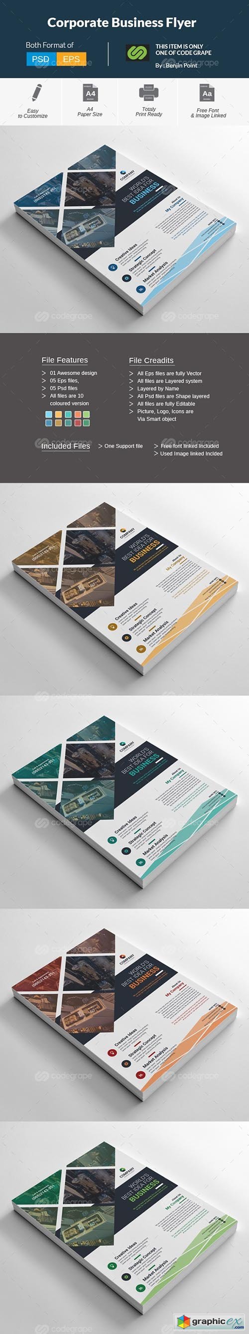 Corporate Business Flyer 11604