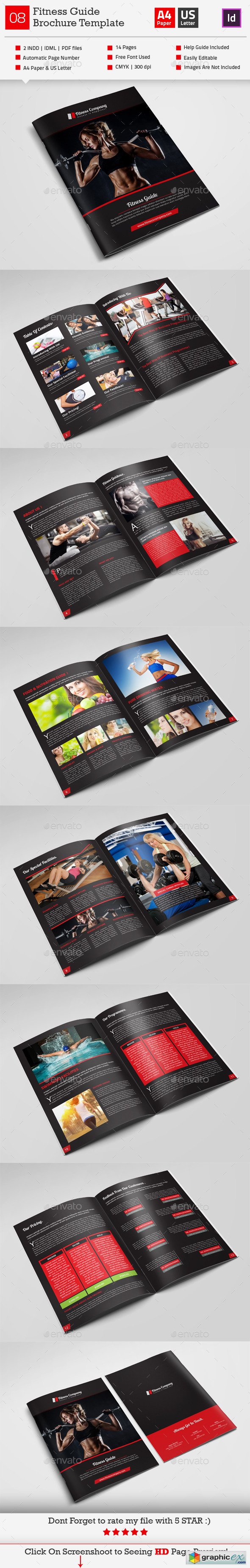 Fitness Guide Brochure Template