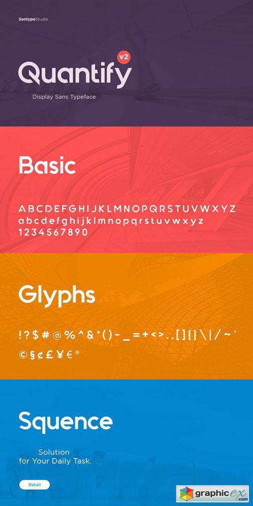 Quantify v2 Typeface