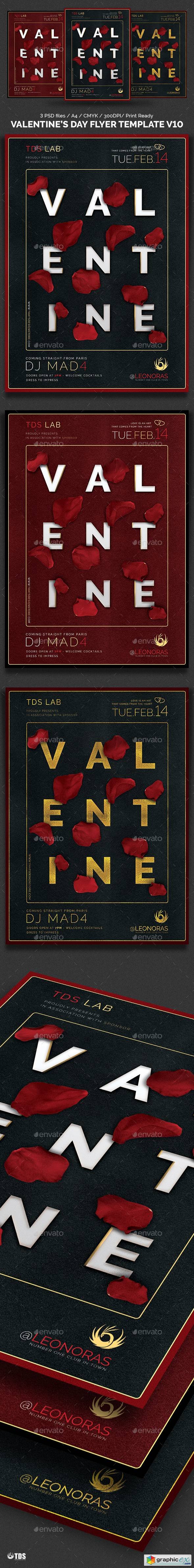 Valentines Day Flyer Template V10 19314873