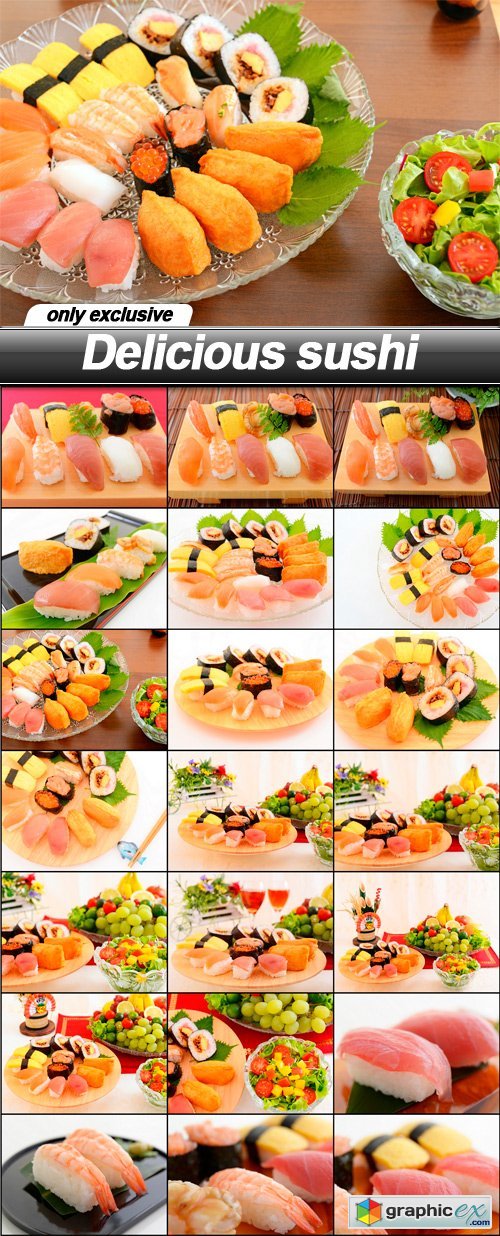 Delicious sushi - 21 UHQ JPEG