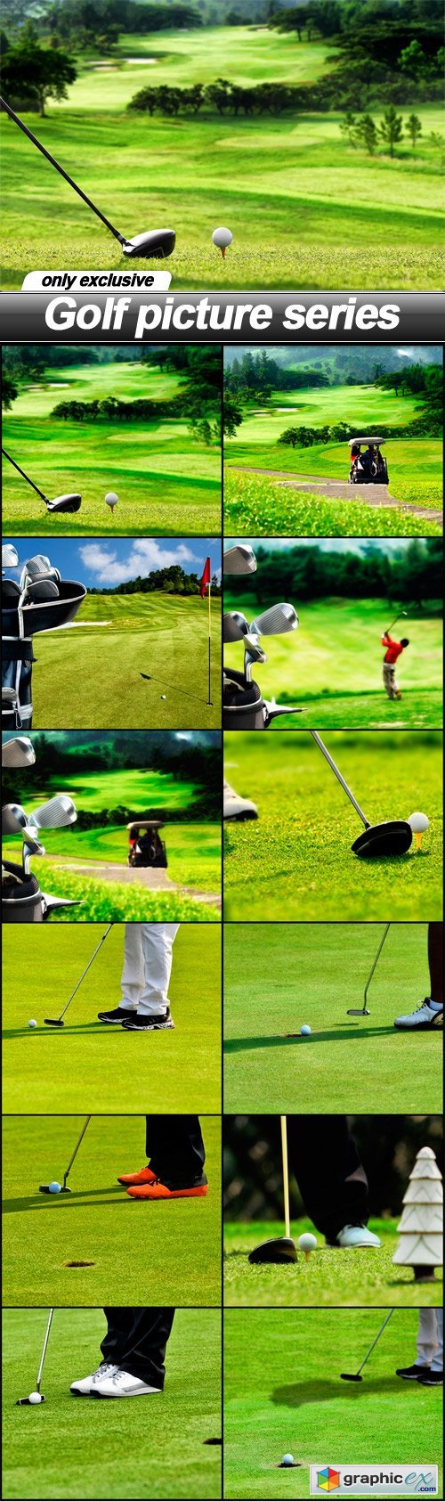Golf picture series - 12 UHQ JPEG