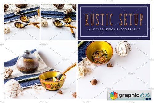 Rustic Setup, Styled Photo Pack