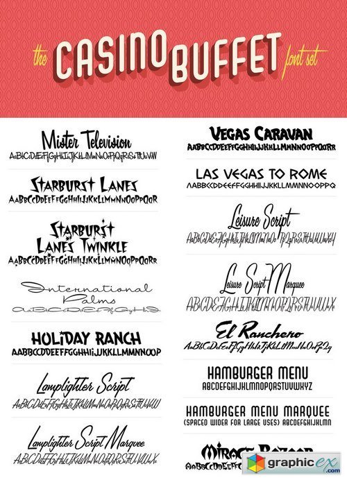 Casino Buffet Font Family