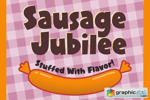 Sausage Jubilee Font Display
