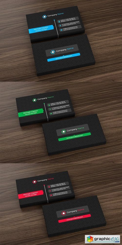 Corporate Business Card (3 Color)