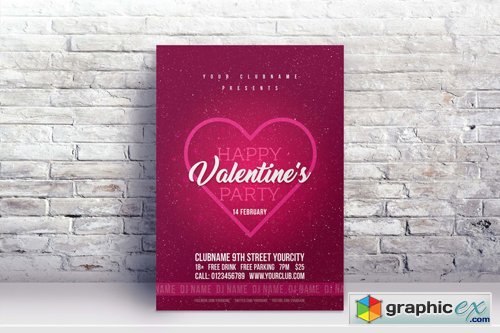 Valentines Day Flyer #02