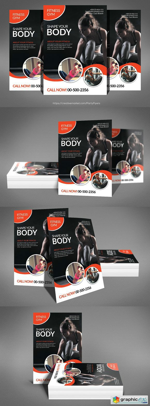 Fitness Flyer Template 1174226