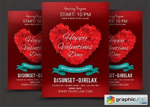 Valentines Day Flyer 1154670
