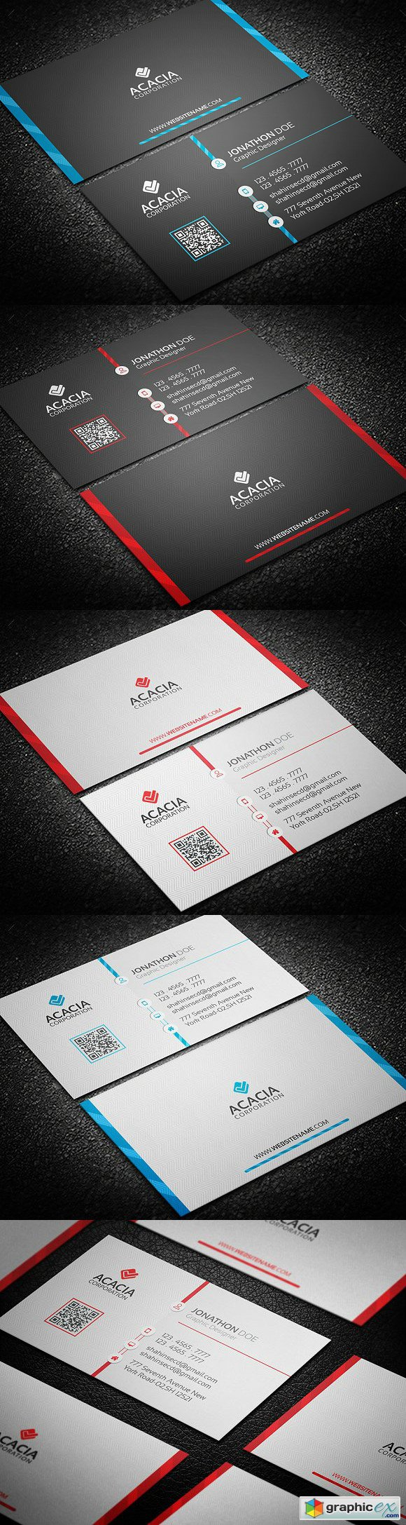 Round Business Card