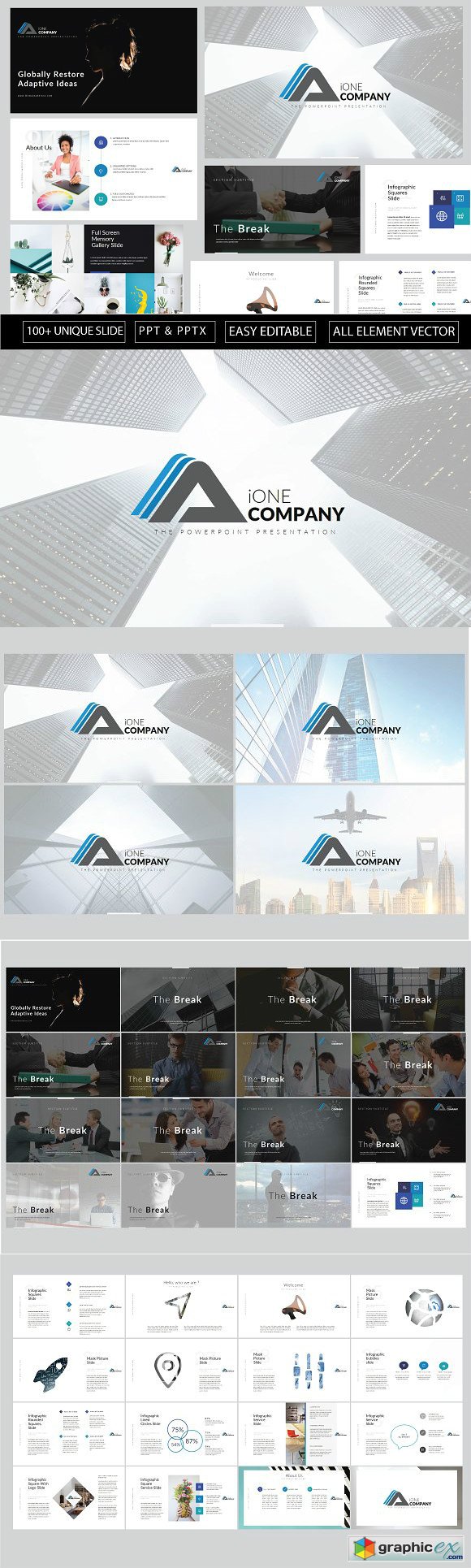 iONE Business Powerpoint Template