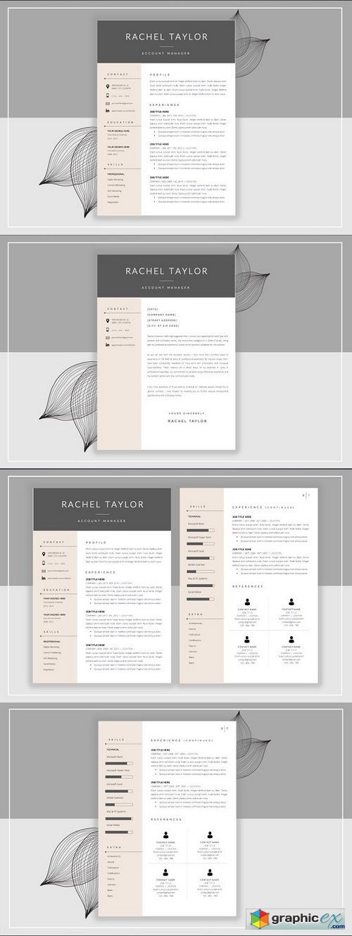 Resume Template & Cover Letter 358565
