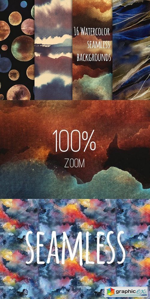 Watercolor seamless backgrounds 431245
