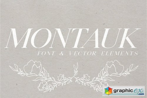 Montauk | Serif + Bonus Vectors 