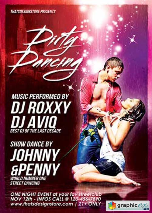 Dirty Dancing Flyer V11 Template