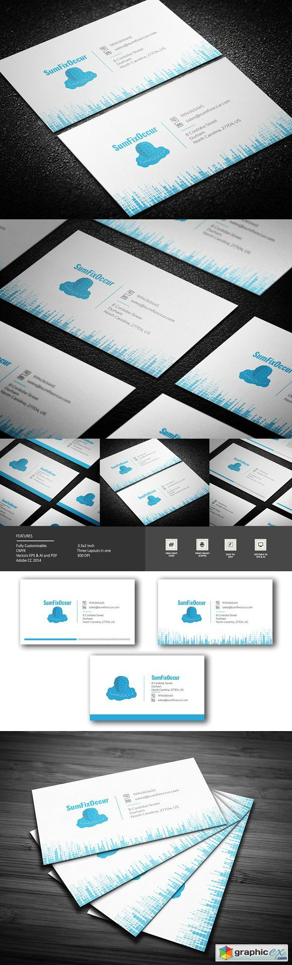 Business Card 3 in 1