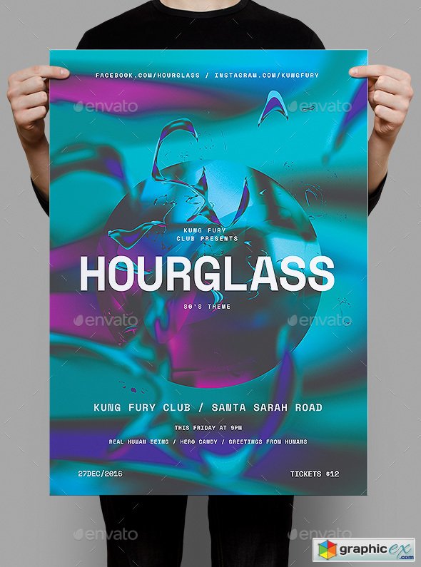 Hourglass Poster / Flyer